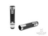 Sportz Silver Anodized CNC Machined Aluminum / Rubber Hand Grips + Bar Ends - 7/8" (22mm)