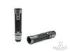 Sportz Gun Metal Grey Anodized CNC Machined Aluminum / Rubber Hand Grips + Bar Ends - 7/8" (22mm)