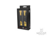 Sportz Gold Anodized CNC Machined Aluminum / Rubber Hand Grips + Bar Ends - 7/8" (22mm)
