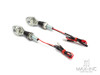 Chrome Alloy Micro Cyclops LED Turn Signals / Indicators - Small & Bright