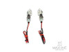 Chrome Alloy Micro Cyclops LED Turn Signals / Indicators - Small & Bright