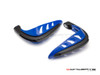 Blue Universal LED Handguards with Integrated Daytime Running Lights + Turn Signals - Ice Blue / Amber