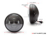7.7" Matte Black Shorty Multi Projector LED Headlight