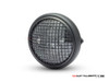 7.7" Matte Black Shorty Multi Projector LED Headlight + Mesh Grill