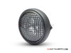 7.7" Matte Black Shorty Multi Projector LED Headlight + Mesh Grill