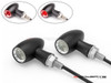 MAX LADZ Black + Natural CNC Machined Alum Mini Rear LED Indicators / Turn Signals + Running Lights - Red