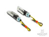 Black Mini Slim LED Turn Signals / Indicators - Emarked