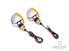 Chrome Mini Czar LED Turn Signals / Indicators - Bulb Type - Emarked