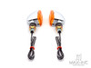 Chrome Mini Czar LED Turn Signals / Indicators - Bulb Type - Emarked