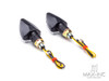 Black Mini Arrow Head LED Turn Signals / Indicators - Emarked