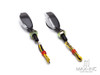 Matte Black Mini Gator Alloy LED Turn Signals / Indicators - Emarked