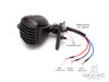 Matte Black Alloy Mini Microphone Style LED Stop / Tail Light