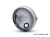 7.7 INCH Raw Unpainted Metal Shorty Headlight Housing + Bezel Combo