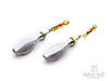 Chrome Mini Gator Alloy LED Turn Signals / Indicators - Emarked