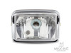 7" Black & Chrome Universal Rectangle Headlight - Emarked