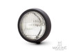5" Matte Black Metal Shallow Bottom Mount Custom Headlight