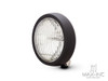 5" Matte Black Metal Shallow Bottom Mount Custom Headlight