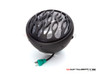 7.7" Matte Black Multi Projector LED Headlight +Flame Grill Cover