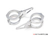 MAX Blade Polished CNC Machined Aluminum Headlight Brackets  - Fits Fork Sizes 32 - 59mm