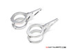 MAX Blade Polished CNC Machined Aluminum Headlight Brackets  - Fits Fork Sizes 32 - 59mm