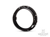 Black 7-Inch LED DayMaker Headlight Mounting Ring & Bracket for Harley Davidsons