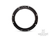 Black 7-Inch LED DayMaker Headlight Mounting Ring & Bracket for Harley Davidsons