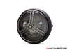 7.7" Matte Black + Contrast Multi Projector LED Headlight + Tri-Pro Grill Cover