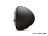 7.7" Matte Black + Contrast Cut Metal LED Integrated Headlight + Anarchy Grill Cover