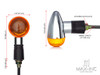 Chrome Universal Classic Bullet Turn Signals / Indicators - Emarked