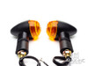 Black Universal Classic Bullet Turn Signals / Indicators - Emarked