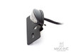 Matte Black Oval Integrated LED Stop / Tail Light / Turn Signals