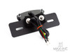 Matte Black Oval Integrated LED Stop / Tail Light / Turn Signals
