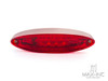 Universal Oval LED Stop / Tail Light - Red Lens