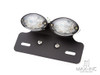Universal Double Cat Eye Black LED Integrated Stop / Tail Light / Turn Signals