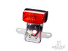Universal Chrome Old Skool Metal Stop / Tail Light - Bulb Type