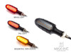 Black Grenade Integrated LED Sequential Turn Signals + Stop / Tail Lights