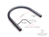 Universal Integrated LED Stop / Tail Light + Turn Signals 220mm Flat Steel Seat Hoop