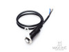 Universal Stainless Steel Bolt Mount Handlebar On/Off Switch - Blue LED Accent Light