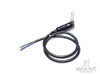 Universal Stainless Steel Bolt Mount Handlebar On/Off Switch - Blue LED Accent Light