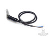 Universal Stainless Steel Bolt Mount Handlebar On/Off Switch - Blue LED Accent Light