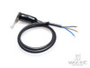 Universal Stainless Steel Bolt Mount Handlebar On/Off Switch - Blue LED Accent Light