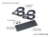 MAX Corto Black CNC Machined Headlight Brackets - Fits Fork Sizes 32 - 59mm