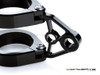 MAX Corto Black CNC Machined Headlight Brackets - Fits Fork Sizes 32 - 59mm