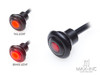 1" Black Alloy Flush Mount Micro LED Stop / Tail Light
