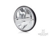 7" Chrome Classic Reflector Type LED Headlight Insert