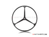 7" Tri-Benz Grille Design Black CNC Aluminum Headlight Guard Cover