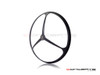 7" Tri-Benz Grille Design Black CNC Aluminum Headlight Guard Cover