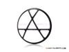 7" Anarchy Grille Design Black CNC Aluminum Headlight Guard Cover