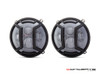 JK Jeep Wrangler Daymaker LED Headlights + Armour Grille Cover Set