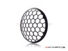 7" Honeycomb Grille Design Black CNC Aluminum Headlight Guard Cover